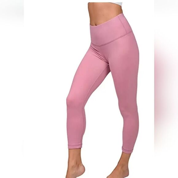 90 Degree By Reflex High Waist Tummy Control 22" Interlock Capri Cub… - Picture 9 of 12